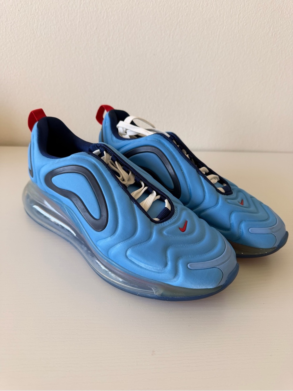 Nike Blue and Red Air Max 720 Sneakers Size 8.5 (25.5cm) - Picture 2 of 11